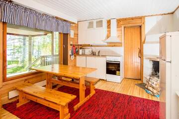 Фото номера Коттедж с 2 спальнями и сауной Дома для отпуска Resort Naaranlahti Cottages г. Нааранлахти 11