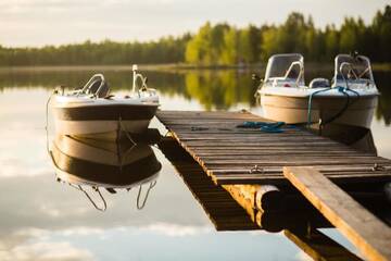 Фото номера Коттедж с 2 спальнями и сауной Дома для отпуска Resort Naaranlahti Cottages г. Нааранлахти 15