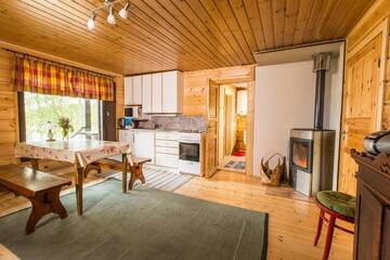 Фото номера Коттедж с 2 спальнями и сауной Дома для отпуска Resort Naaranlahti Cottages г. Нааранлахти 20