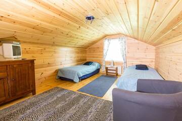 Фото номера Дом с 3 спальнями Дома для отпуска Resort Naaranlahti Cottages г. Нааранлахти 6