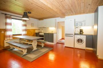 Фото номера Дом с 4 спальнями Дома для отпуска Resort Naaranlahti Cottages г. Нааранлахти 10